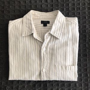 Slub cotton shirt in stripe